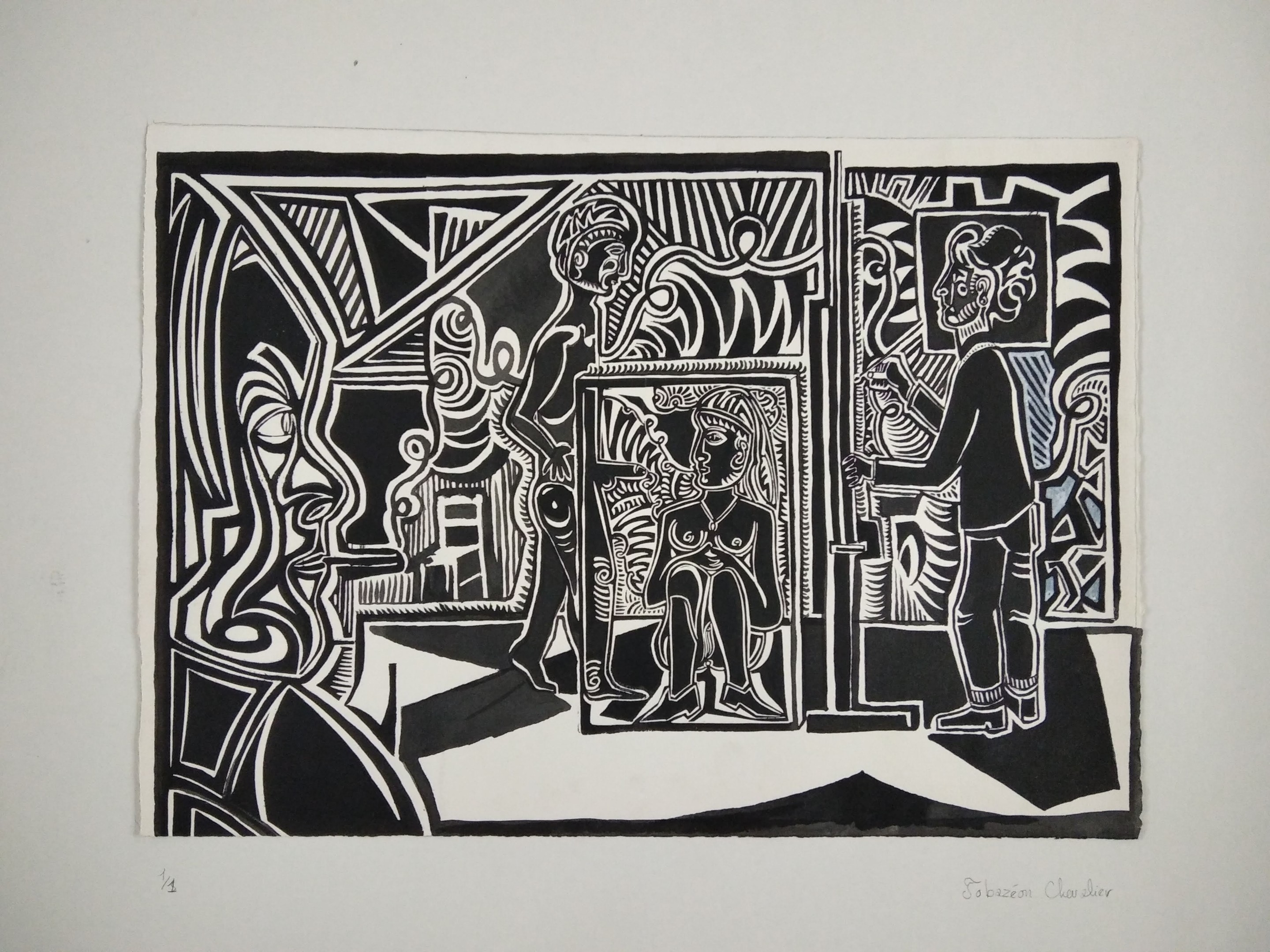 Nicolas Tobazéon Chevalier, Untitled Nicolas Tobazéon Chevalier, Untitled