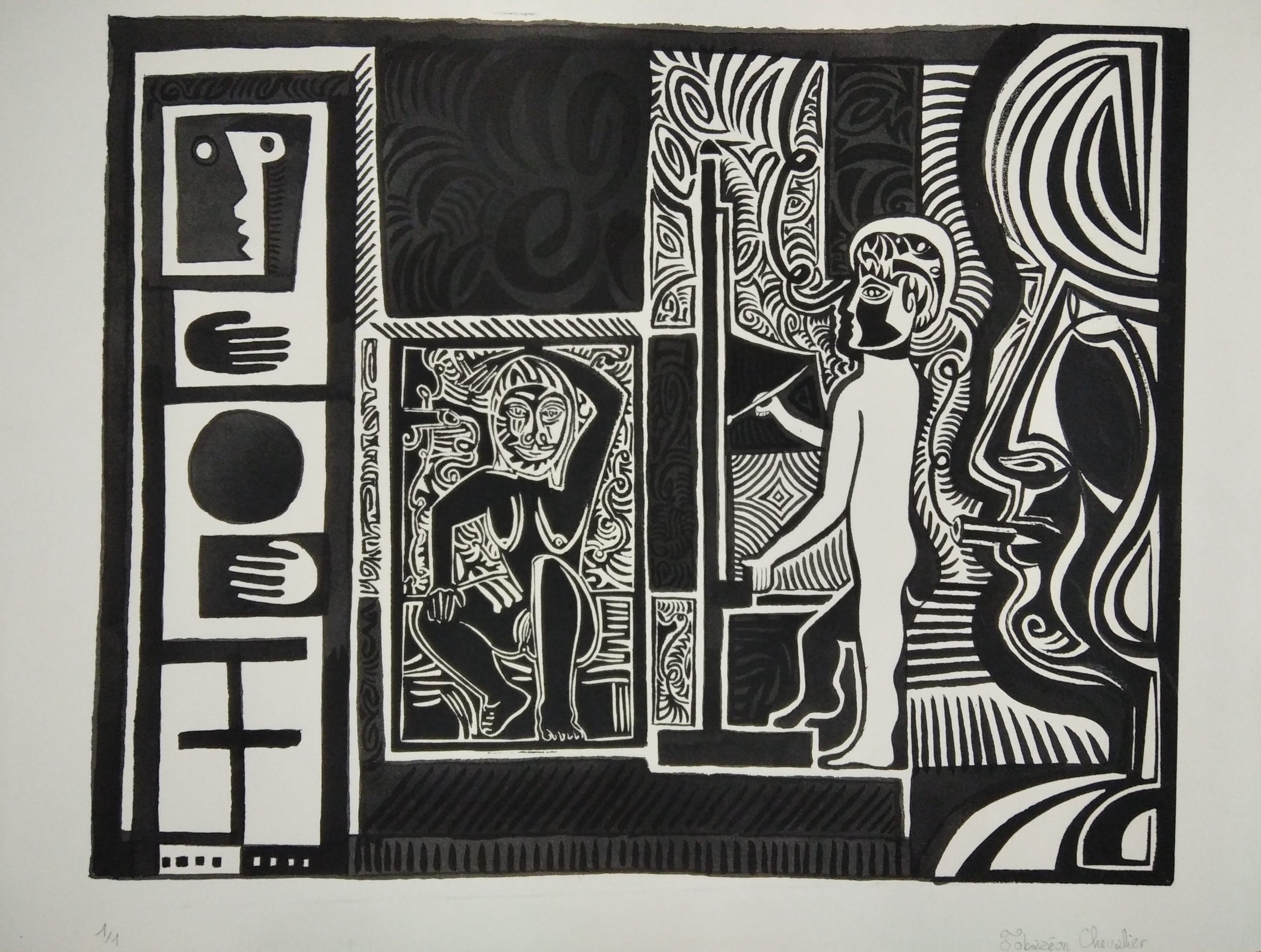 Nicolas Tobazéon Chevalier, Untitled Nicolas Tobazéon Chevalier, Untitled
