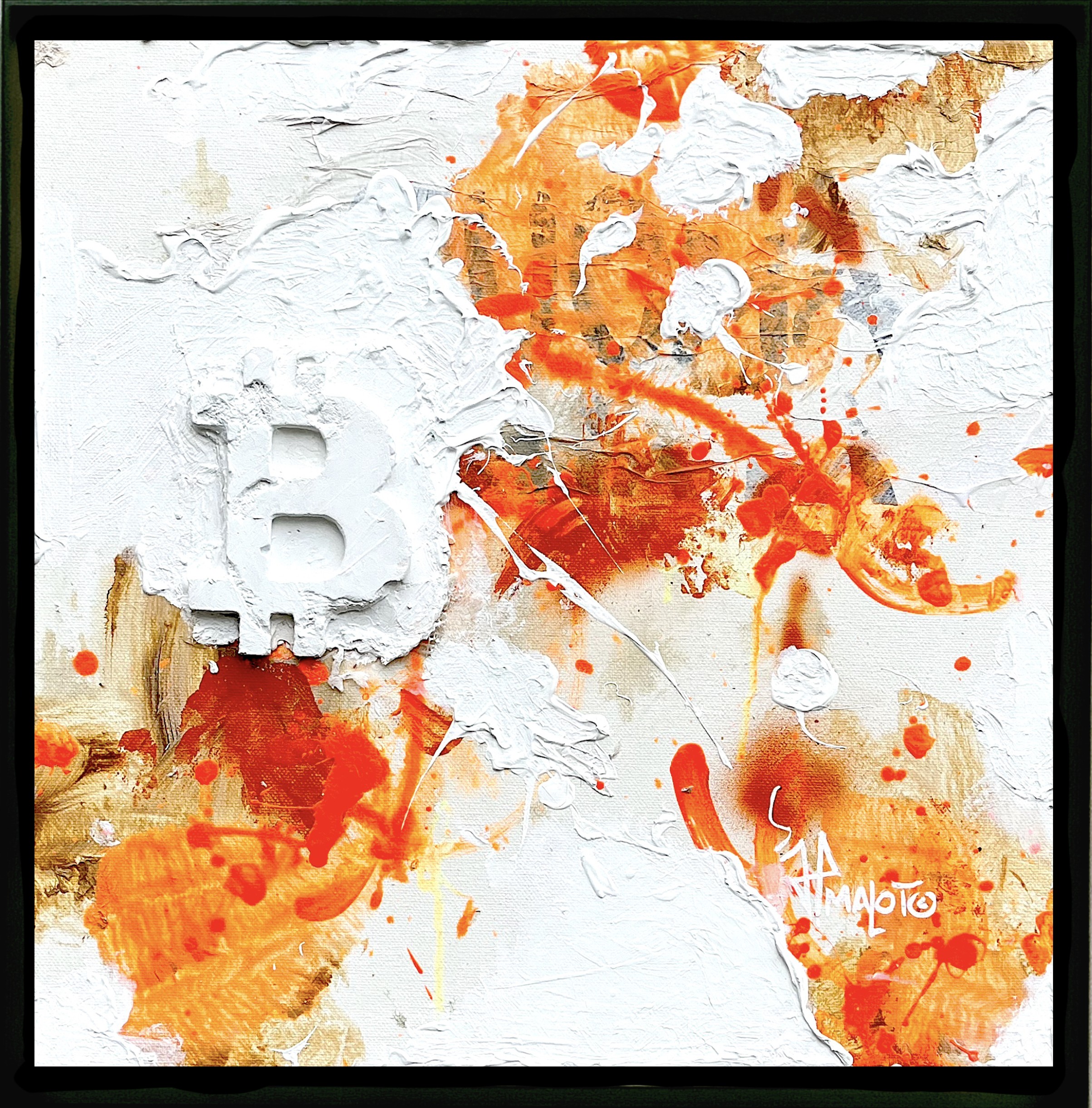 JP Malot, Bitcoin in abstract art 2 JP Malot, Bitcoin in abstract art 2