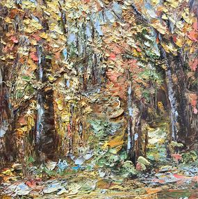 Painting, Golden Forest, Anush Emiryan