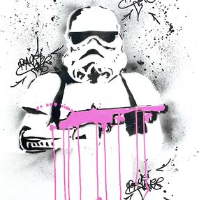 Gemälde, Stormtrooper Pink, JP Malot