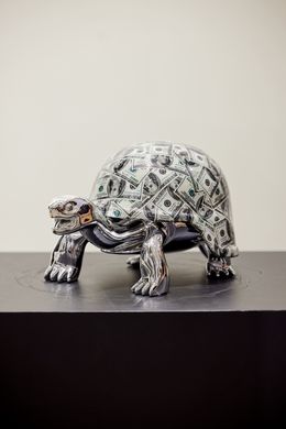 Sculpture, Turtle Dollar Silver, Diederik Van Apple