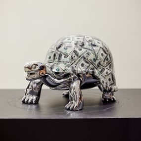 Escultura, Turtle Dollar Silver, Diederik Van Apple
