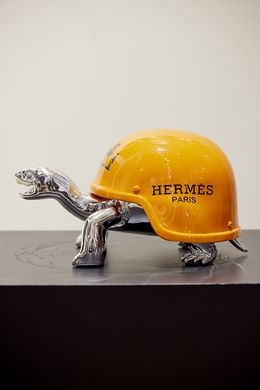Escultura, Turtle Hermes Silver, Diederik Van Apple