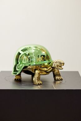 Sculpture, Turtle Rolex Gold, Diederik Van Apple
