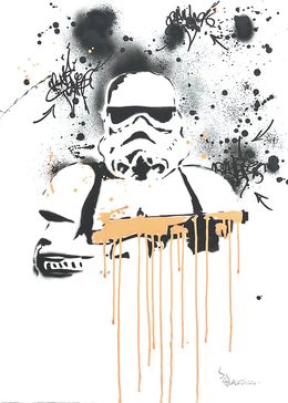 Gemälde, Stormtrooper Orange, JP Malot