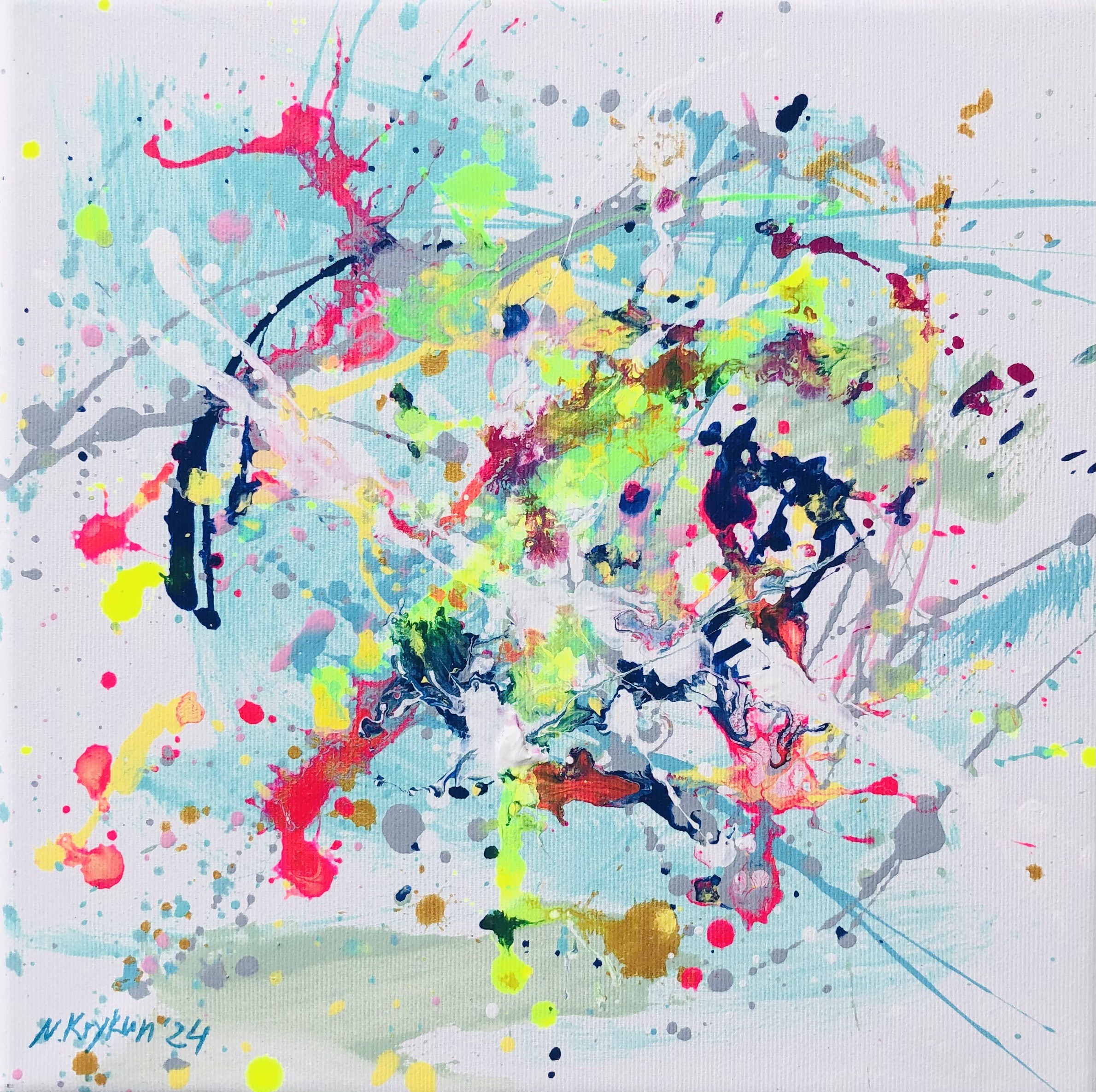 Nataliia Krykun, Full of Life - colorful abstraction Nataliia Krykun, Full of Life - colorful abstraction