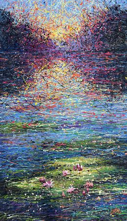 Gemälde, The serenity of a sunrise, Nadine Antoniuk