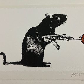 Print, The Warrior - Red Special Edition, Blek Le Rat