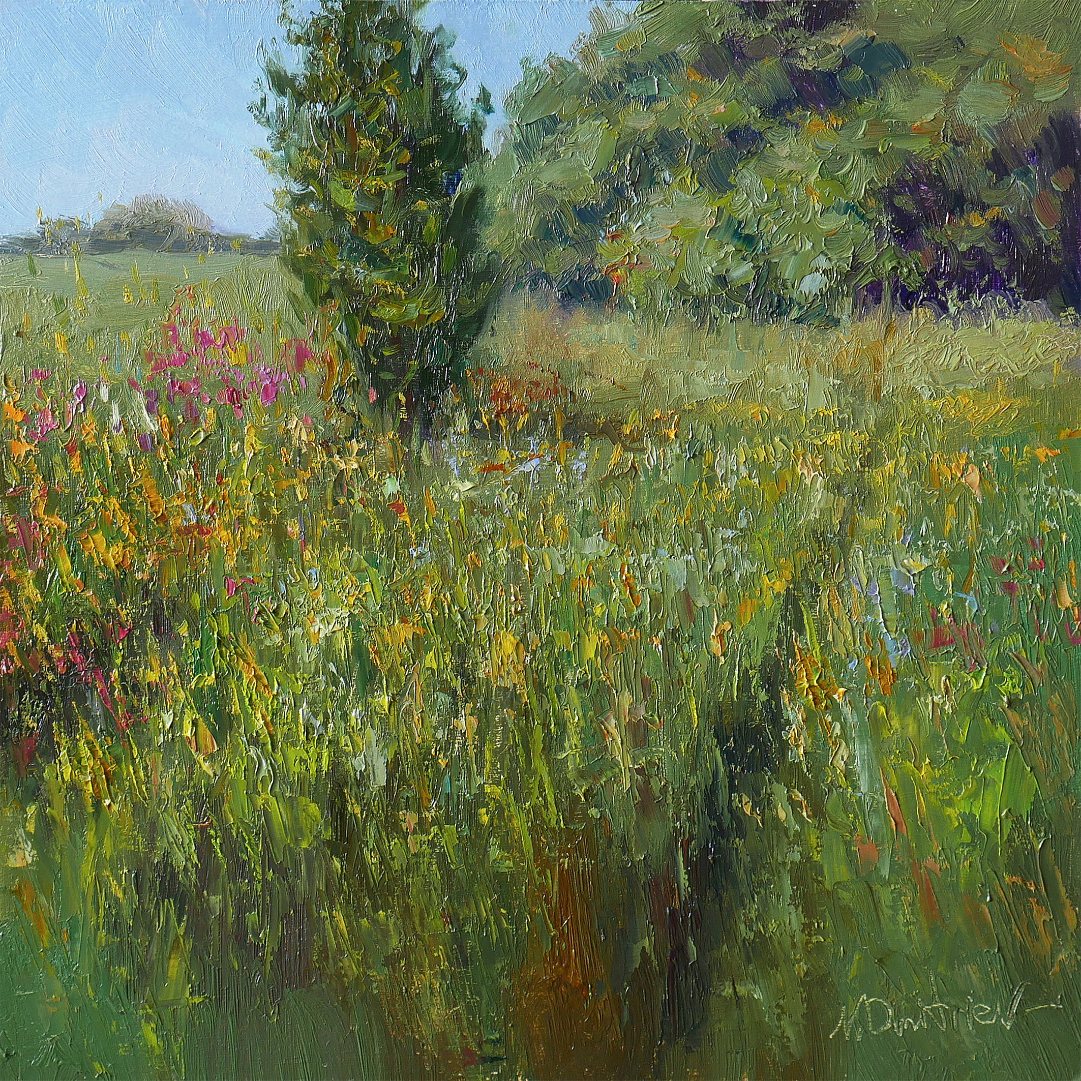 Nikolay Dmitriev, Meadow Flowers. Nikolay Dmitriev, Meadow Flowers.