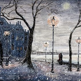 Painting, Sotto la neve, Daniele Teobaldelli