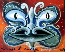 Painting, Wings Of Courage, Carolyn Hardy