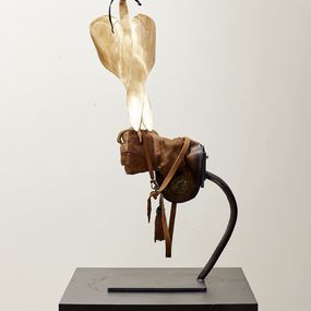 Sculpture, Valk ( Falcon), Bart van Somers