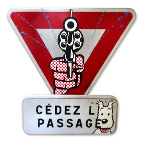 Gemälde, Cédez le passage, Thierry Beaudenon