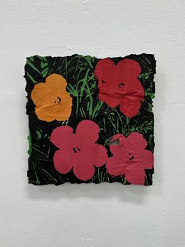 Peinture, Andy Warhol, Flowers #2, Julio Anaya Cabanding