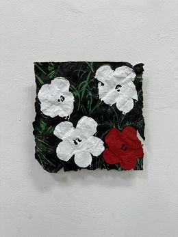 Painting, After Andy Warhol. Flowers #3, Julio Anaya Cabanding