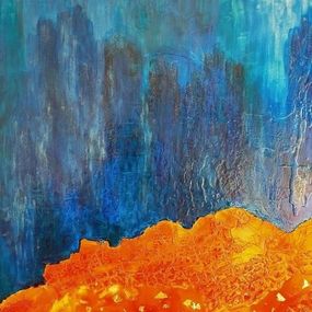 Peinture, Fusion sous l'océan, Joëlle Darmon