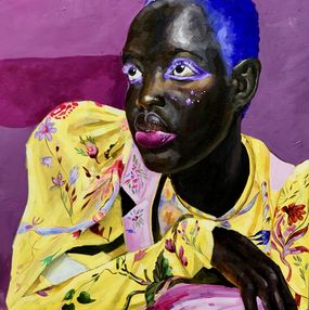 Painting, Inner Bloom, Elie Hatungimana