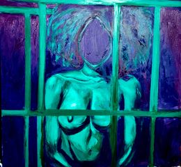 Painting, Prisoners Dilemma, Gbemi Smart