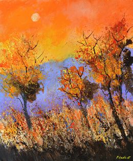 Painting, Autumnal feast, Pol Ledent