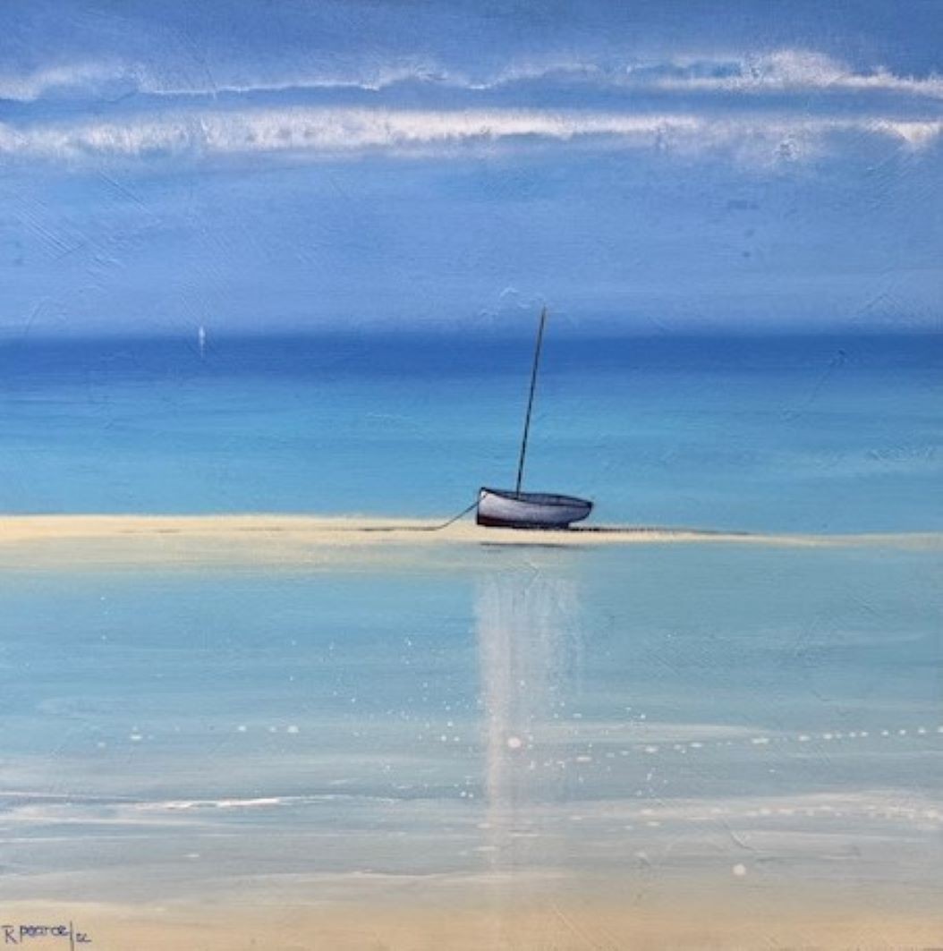 Richard Pearce, White Boat and Sandbar Richard Pearce, White Boat and Sandbar