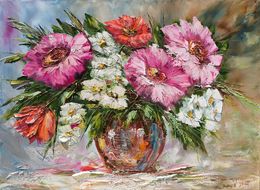 Painting, Floral Extravaganza, Anush Emiryan