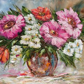 Painting, Floral Extravaganza, Anush Emiryan