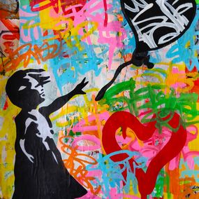 Painting, Love dream (a tribute to Banksy), Dr. Love
