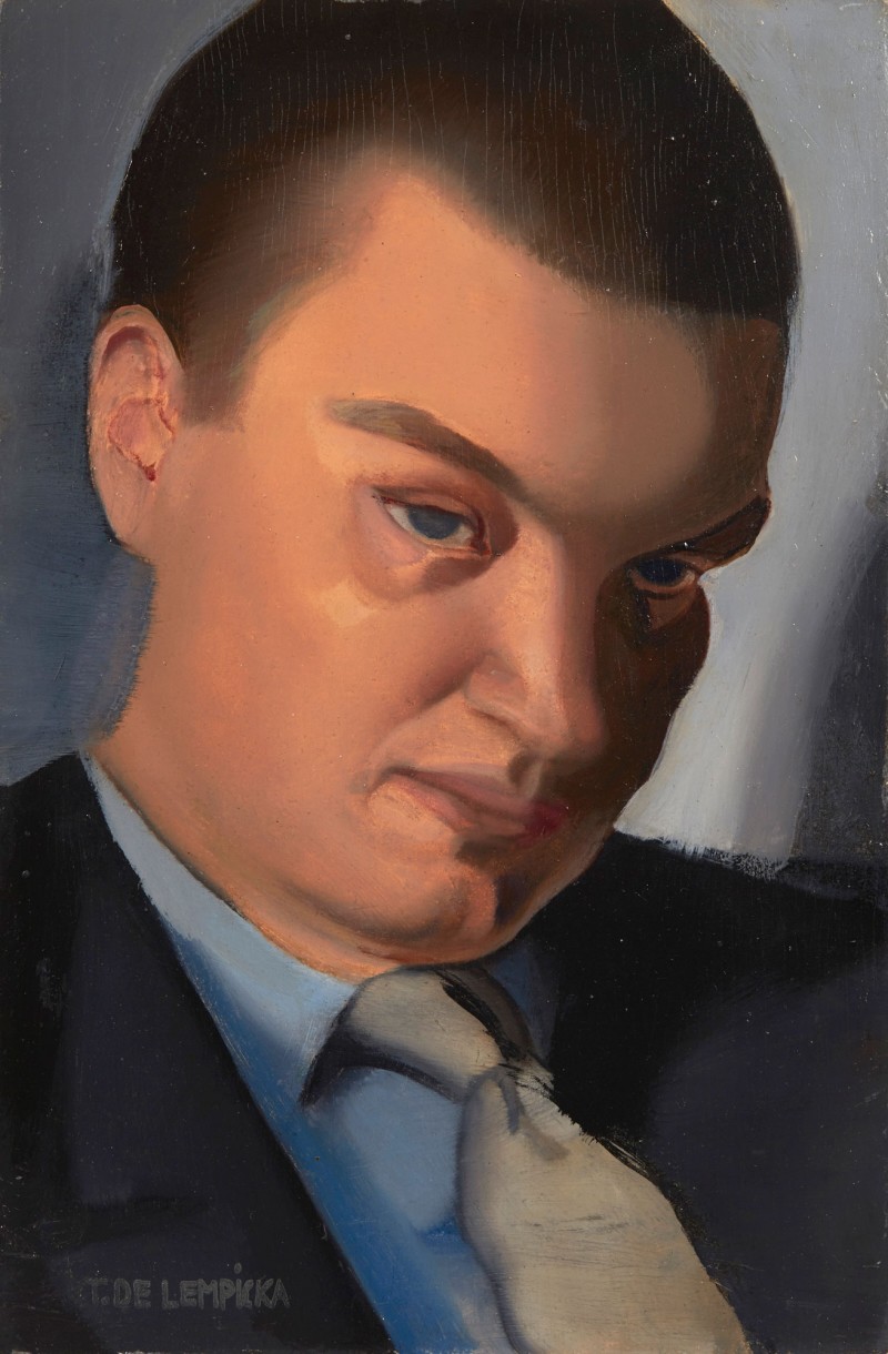 Tamara de Lempicka, Portrait d'Homme Tamara de Lempicka, Portrait d'Homme