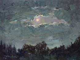 Peinture, Night in gray, Alisa Onipchenko-Cherniakovska