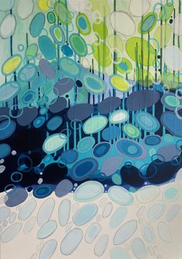 Peinture, Day at the sea, Michelle Kranz