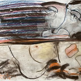 Zeichnungen, Pastel N°4 1988, Jacques Tenenhaus