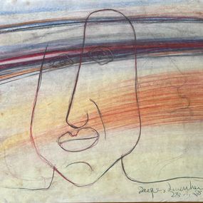 Zeichnungen, Pastel N°5 1988, Jacques Tenenhaus