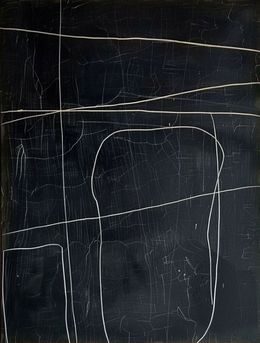 Painting, Nocturnal Pathways, Eva Karlsson