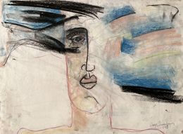 Dessin, Pastel N°10 1988, Jacques Tenenhaus