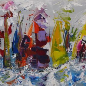 Peinture, Marine Abstraite 72, Fred Boutet