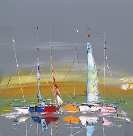 Peinture, Marine abstraite 69, Fred Boutet