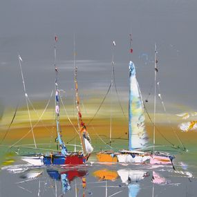 Peinture, Marine abstraite 69, Fred Boutet