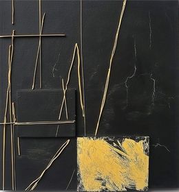 Painting, Golden Threads of Creation, Eva Karlsson