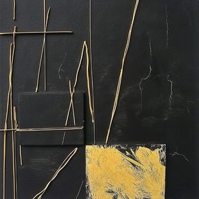 Golden Threads of Creation by Eva Karlsson, 2024 | Painting | Artsper