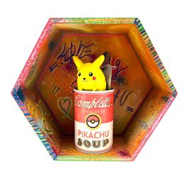 Sculpture, Pikachu's Soup x POP Hexa-Box, Priscilla Vettese