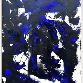 Pintura, Les fonds bleus N°1 - Bleus Cobalt et Klein, Anaïs LF