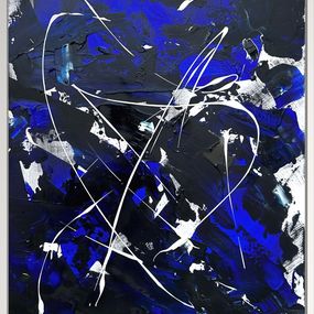 Pintura, Les fonds bleus N°2 - Bleus Cobalt et Klein, Anaïs LF