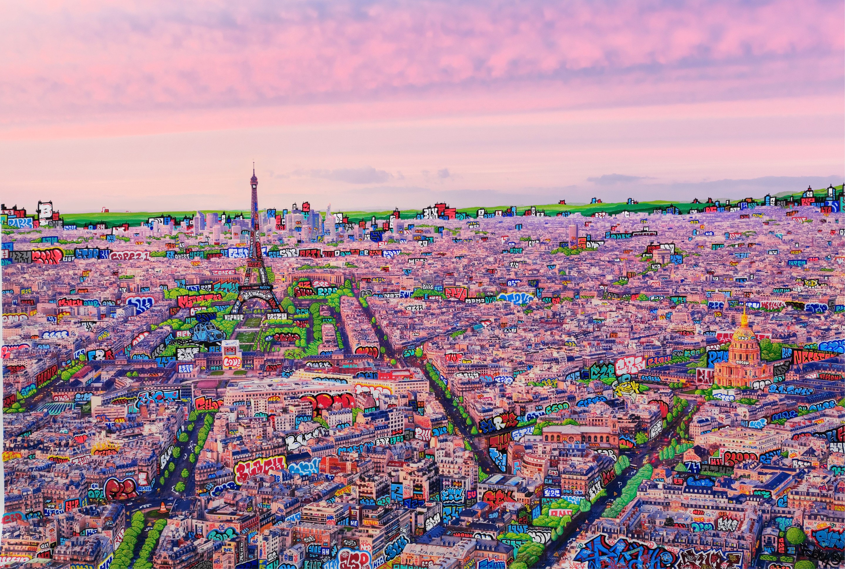 Maxime Blachère, Paris Panoramique Rose Maxime Blachère, Paris Panoramique Rose