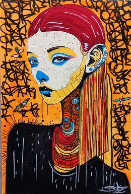 Peinture, Redhaired girl, Stoz