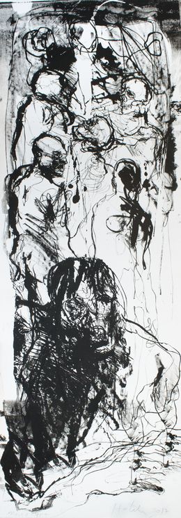 Édition, Totentanz II, monotype (lithographie), Christophe Hohler