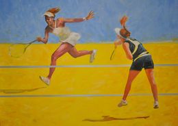 Gemälde, Tennis, Dorota Zych-Charaziak