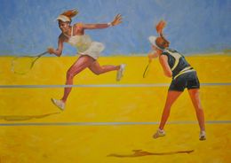 Painting, Tennis, Dorota Zych-Charaziak