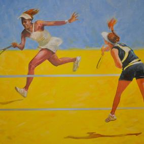 Peinture, Tennis, Dorota Zych-Charaziak