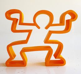 Scultura, Mini boy Haring jaune, SpyDDy